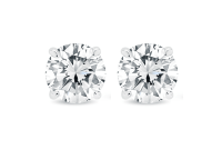 0.50ct tdw Round Brilliant Cut Lab Diamond Studs 14k White Gold