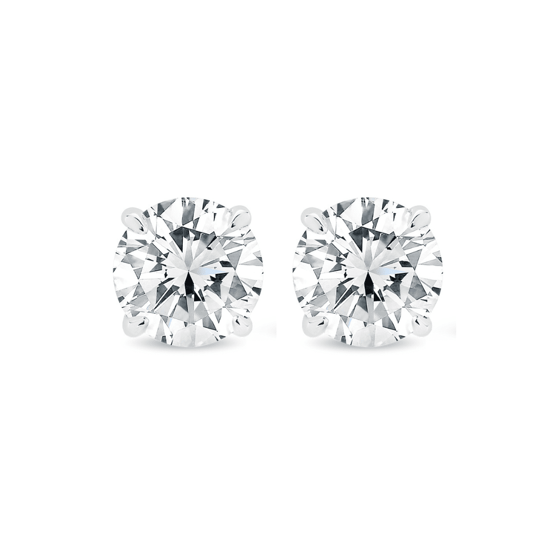 0.50ct tdw Round Brilliant Cut Lab Diamond Studs 14k White Gold